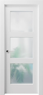 Shaker Style 3 Eq Light Lami Glass